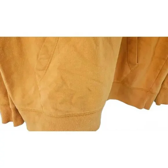 Volcom Men's Hoodie Sweatshirt in Mustard Yellow Size Large - Picture 9 of 9